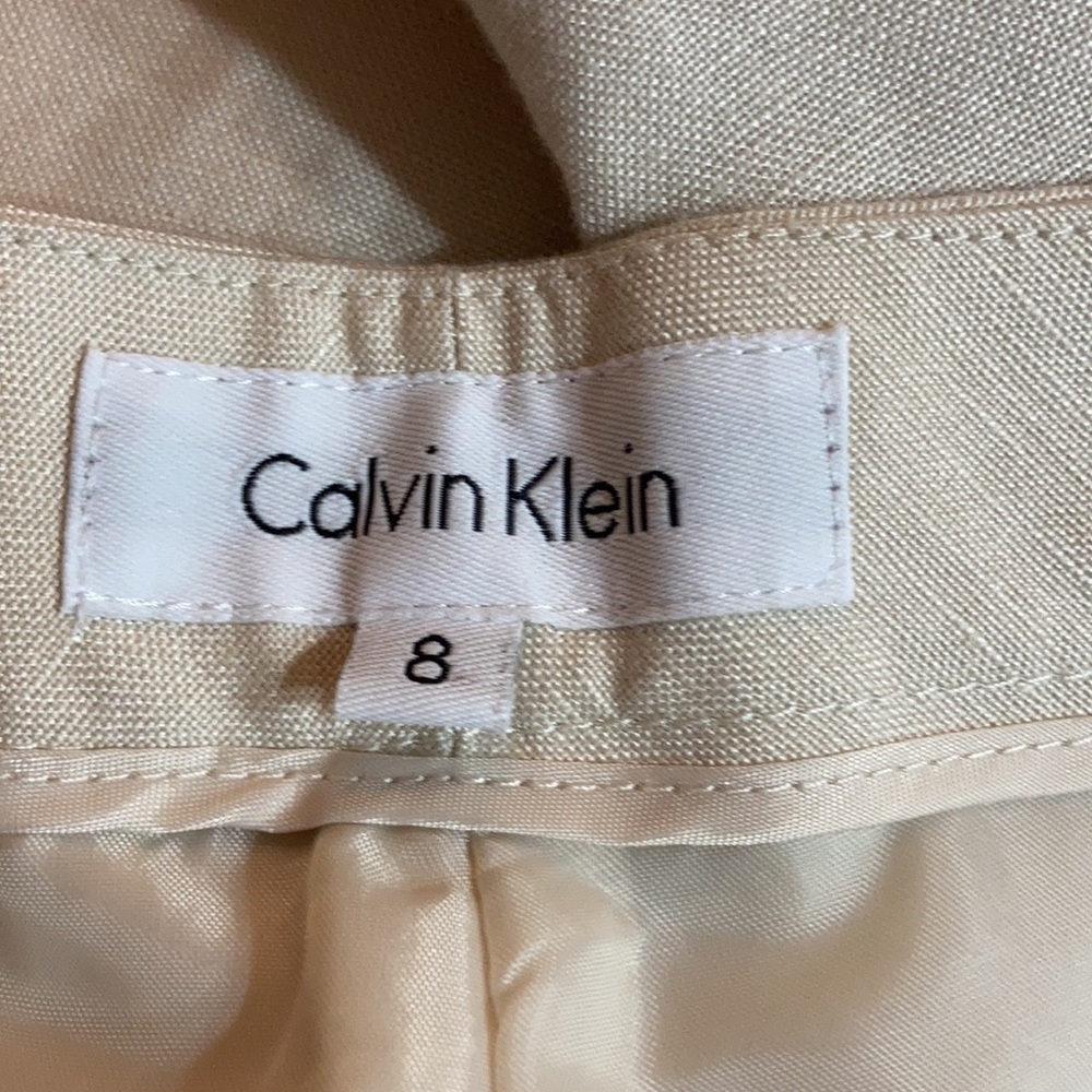 Calvin Klein dress pants size 8, It Khaki - Picture 5 of 11